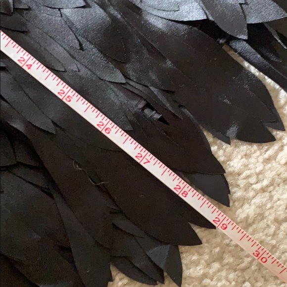 Black Silk Fringe Dress - Picture 7 of 8